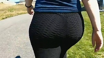 Mature Wife Shows Off Her Big Ass In Public