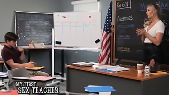 Student Teacher Jordan Maxx Assists In Academic And Sexual Success