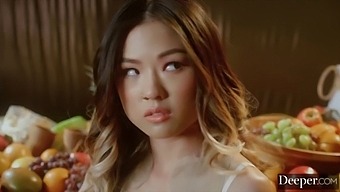 Mona Takes Charge In A Mind-Blowing 5-Person Reverse Group Sex Session