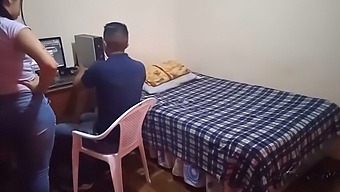 I'M Forbidden From Playing Video Games By My Stepsister: We Sneak Past Our Stepmom To Have Unprotected Sex, Almost Getting Caught