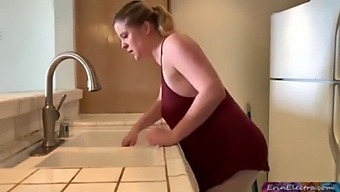 Mature And Teen Duo Cook Up Some Steamy Kitchen Fun