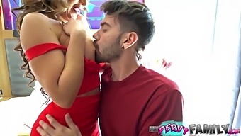 Big Natural Tits Stepmom Gives Her Stepson The Rough Fucking She Craves