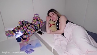 Lexi Grey, A Female Chastity Slave, Receives A Morning Urine Drink And Experiences Rough Anal Penetration Followed By Cum Artwork