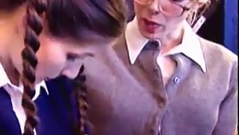 Old And Young Lesbians Enjoy A Teacher And Student Encounter