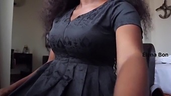 Intense Solo Session With A Church Sunday Dress