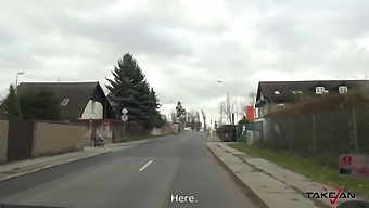 Public Secretary Gets A Load Of Cum From Multiple Guys In Van
