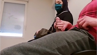 A Physician Installs A Concealed Camera In His Reception Area, And This Muslim Woman Will Be Apprehended With Her Empty French Ejaculation