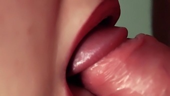Close-Up View Of Slow Fingering And Pussyfucking