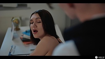 College Coed Gets Fucked And Creampied By Her Teacher In Frozen Time