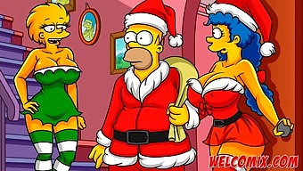 Simpsons Hentai: A Christmas Surprise With A Charitable Twist