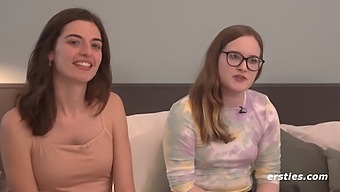 First Time Lesbians Share Intimate Moments And A Hot Group Sex