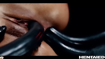 Solo Latina Girl Gets Alien Anal Penetration And Fills Up