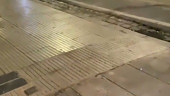 A Young Woman Experiences Her First Encounter With A Customer While Working As A Prostitute In Public