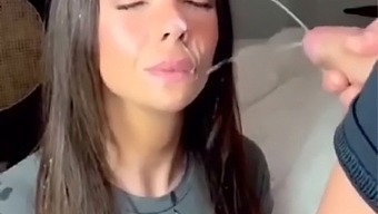 Amateur Girlfriend Gives Great Blow Job And Facial Compilation
