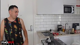 A Latina Woman Engaging In Sexual Intercourse With Her Partner