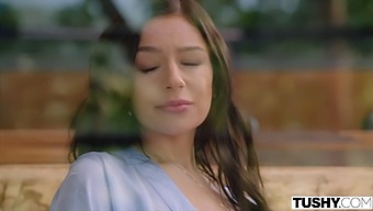 Stunning April Fulfills Her Fantasy Of Double Penetration In Hardcore Anal Scene