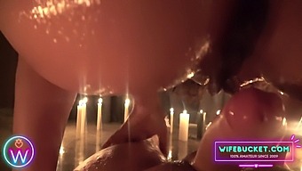 Milf Wife And Her Lover Share Passionate Lovemaking In Homemade Valentine'S Video