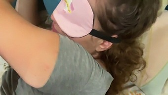 Morning Surprise: Step-Sister Gives A Deepthroat Blowjob In Pov