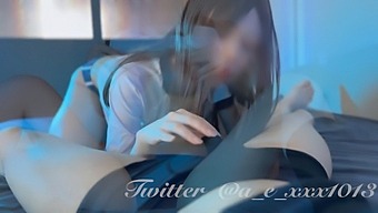 Hentai-Inspired Cowgirl Ride With Big Natural Tits Babe