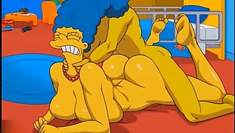 Marge'S Passionate Anal Encounter In Hentai-Themed Video