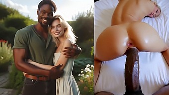 My Stunning Blonde Spouse Is Ravished By Her New Ebony Lover In A Wild Gangbang Session