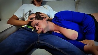Stepmom'S Mouth Gets Roughly Fucked By Stepson In Amazing Video