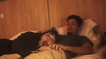 I Couldn'T Resist Self-Pleasure And Ended Up With My Stepsister Giving Me A Deepthroat Blowjob (We Got Caught Soon After)