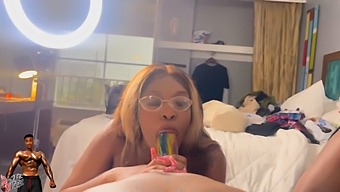 Two Amateur Women Compete In A Blowjob Contest With Their Partners As Judges - Preview