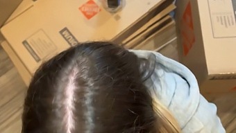 Help Me Move And Get A Hot Blowjob And A Rough Fuck
