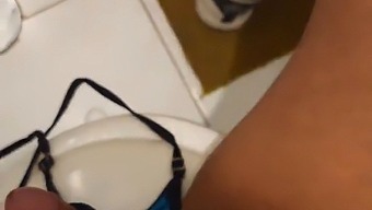 Mature Woman Discovers Me Pleasuring Myself In Her Underwear And Engages In Oral Sex Until I Climax